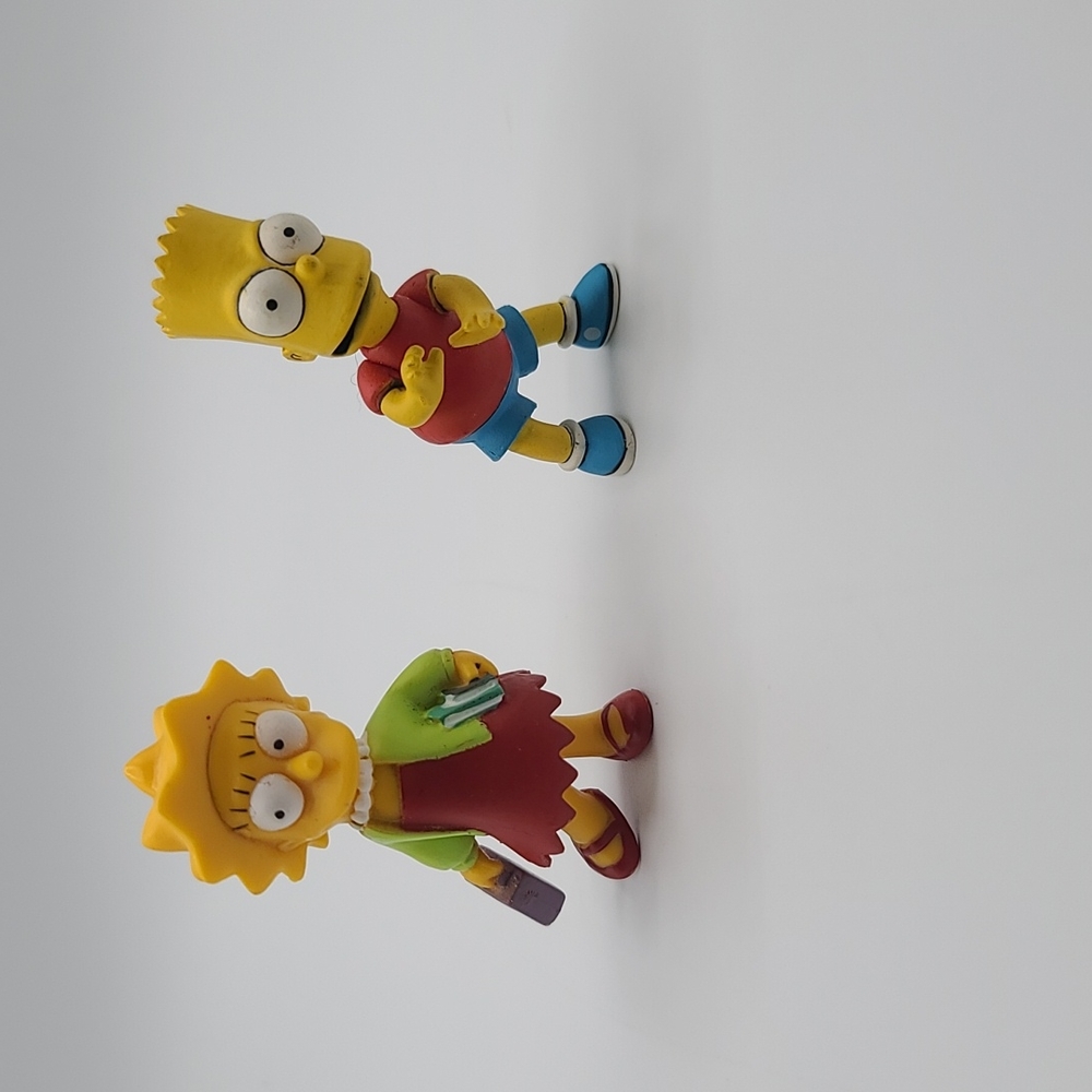 Bart and Lisa Simpson figures The Simpsons